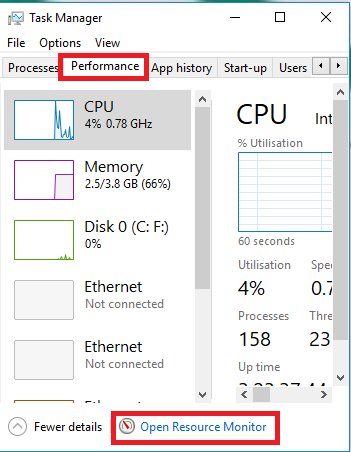 Open Resource Monitor