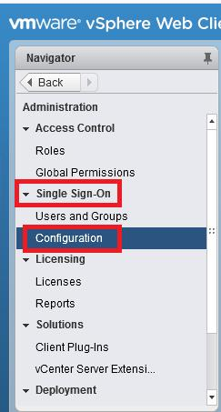 Navigate to Single Sign-On