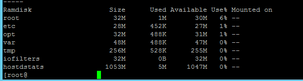 check ramdisk utilization