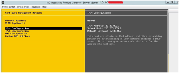 IPv4 Configuration