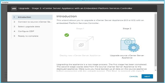 process of migrating data