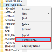 select Permissions