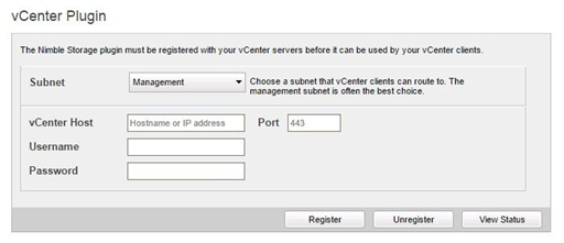 vCenter Plugin