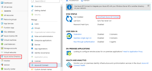 Azure Active directory portal