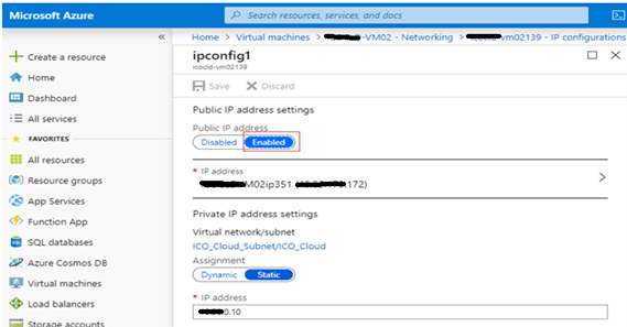 select interface ipconfig1