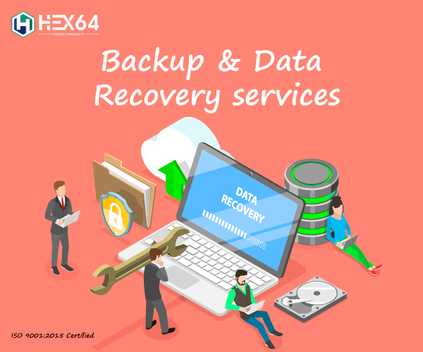 We are providing data backup & recovery services 24/7 hex64